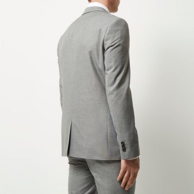 Light grey skinny suit jacket